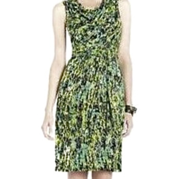 Bcbg MaxAzria Meri🌿 M Dress Evergreen Draped/Wrap - Picture 1 of 7